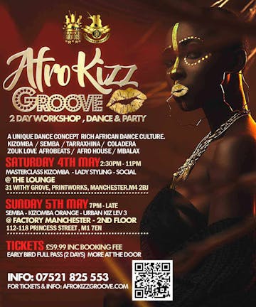 🔥Afro-KizZ-Groove🔥 2 Days WorkshopS & Social & Party