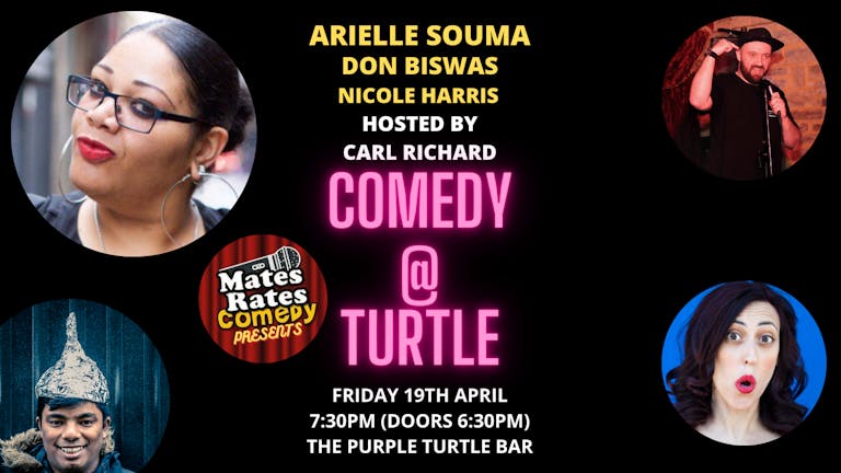 Comedy at Turtle with Headliner Arielle Souma