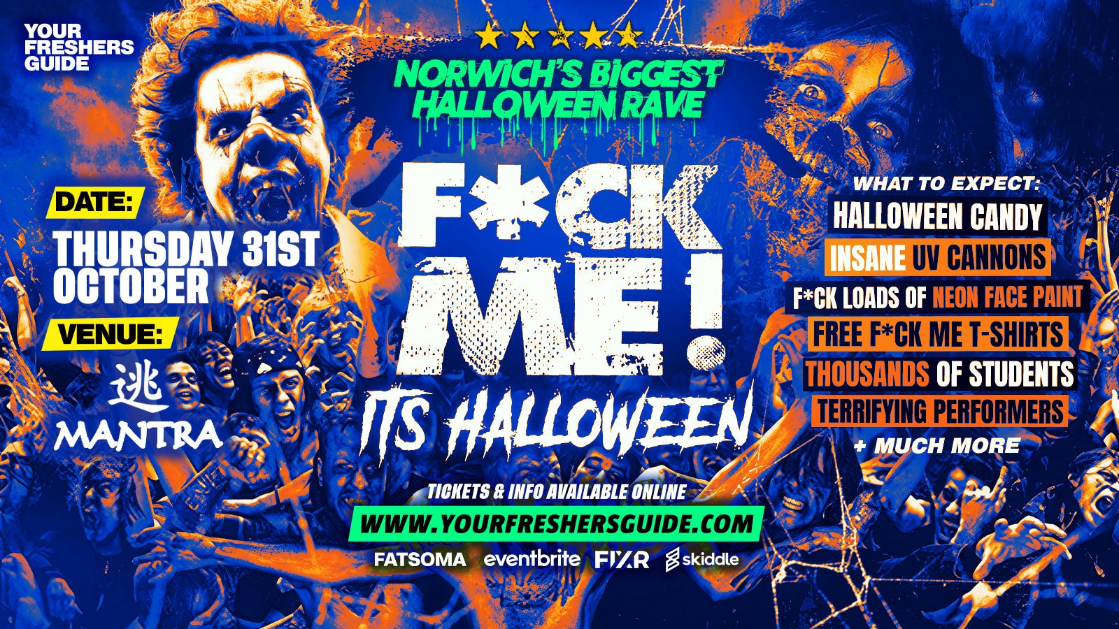 F*CK ME It’s Halloween | Norwich Freshers 2024