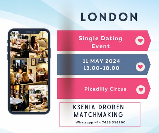 Matchmaking Single Event in London: stop swiping, start meeting
