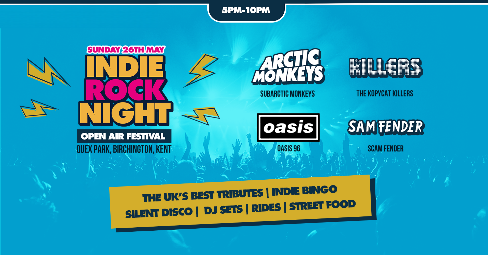 INDIE ROCK NIGHT ∙ Open Air Festival *50 £15 TICKETS JUST ADDED*