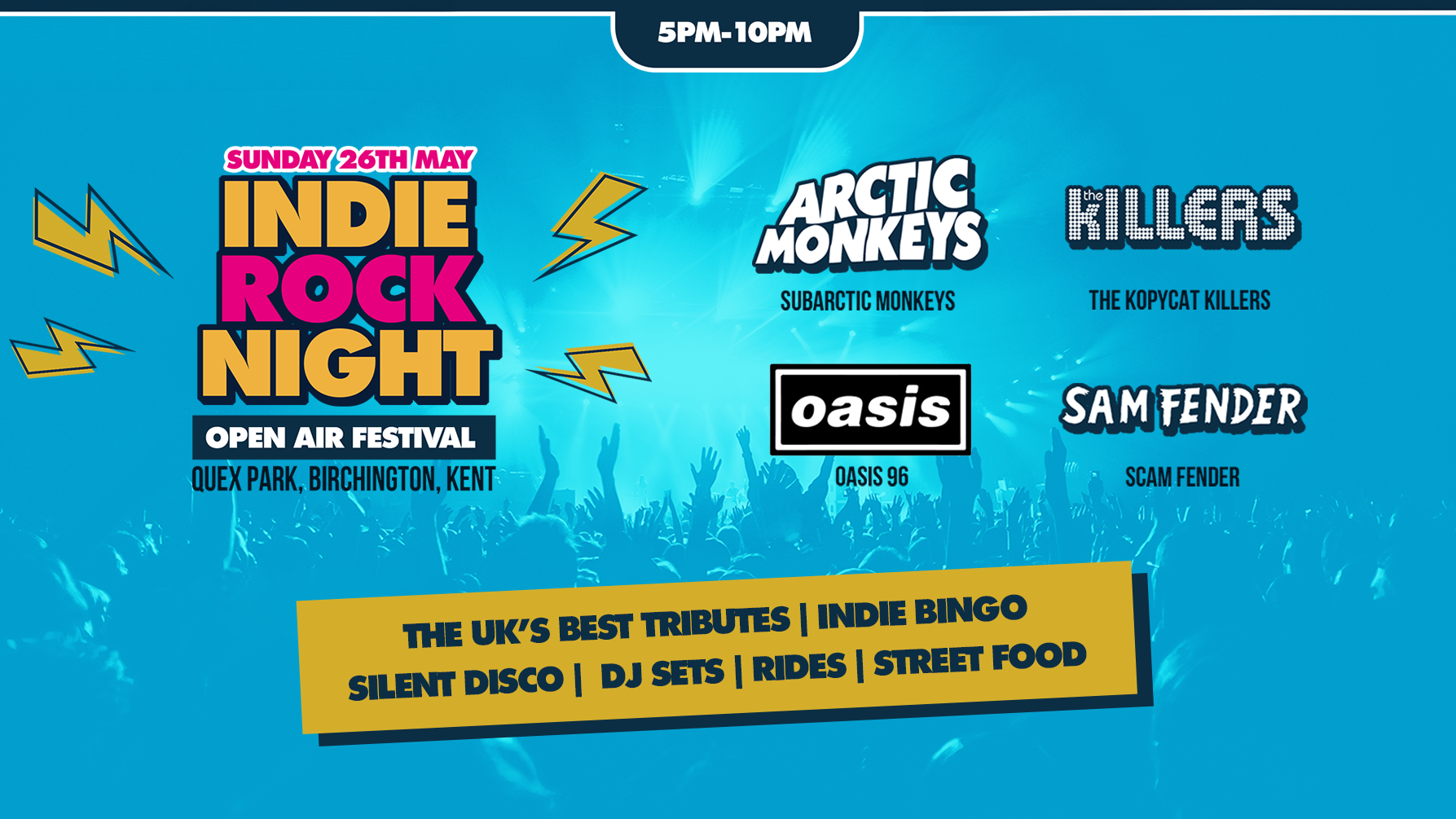 INDIE ROCK NIGHT ∙ Open Air Festival *ONLY 17 EARLY RELEASE TICKETS LEFT*