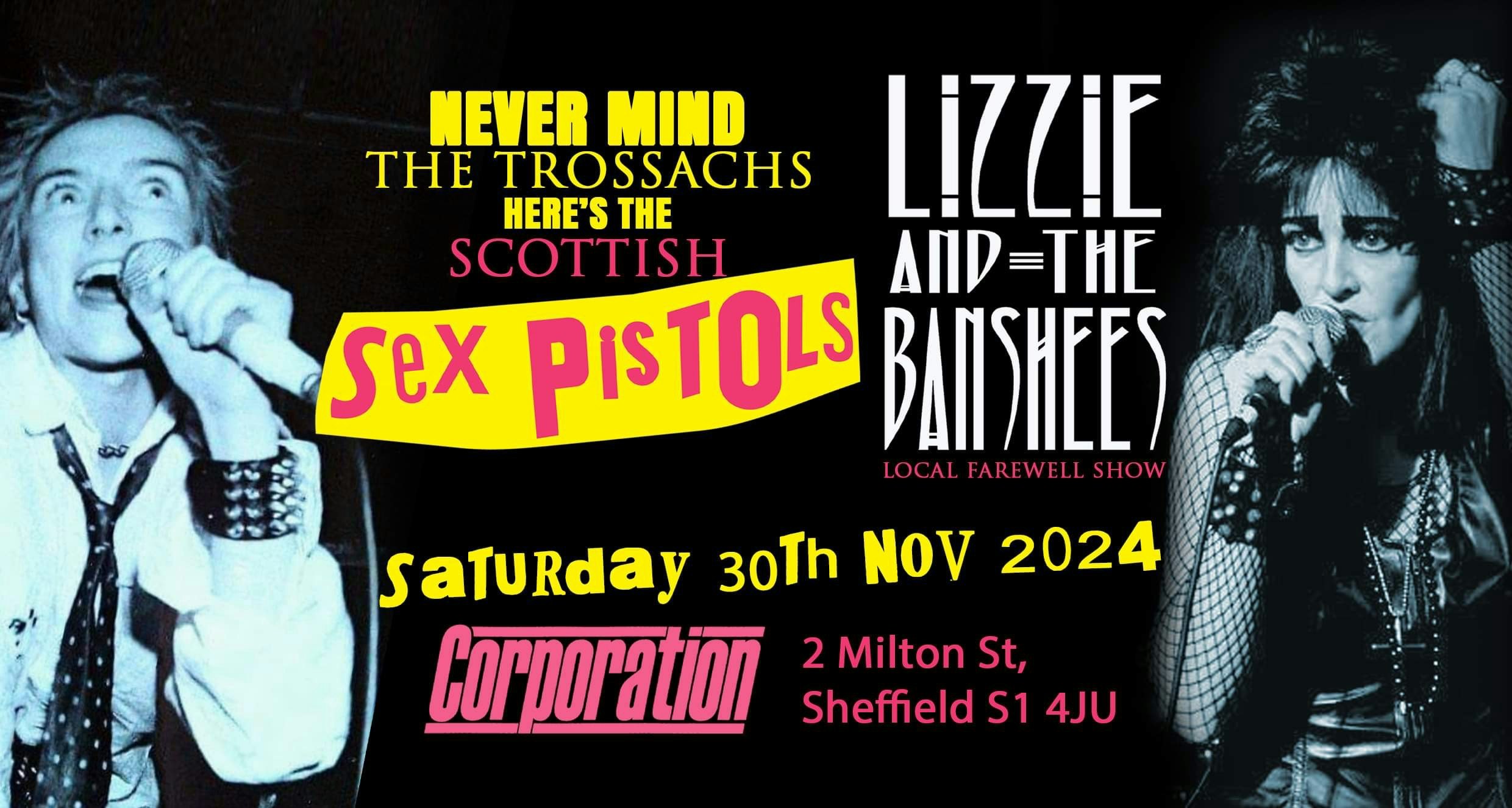 THE SCOTTISH SEX PISTOLS + LIZZIE AND THE BANSHEES
