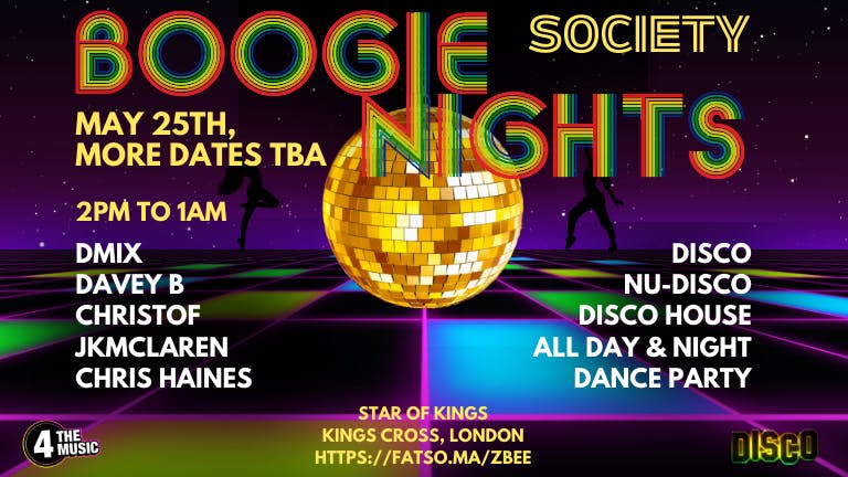 "Boogie Nights Society" Episode 1 - Disco House All Dayer