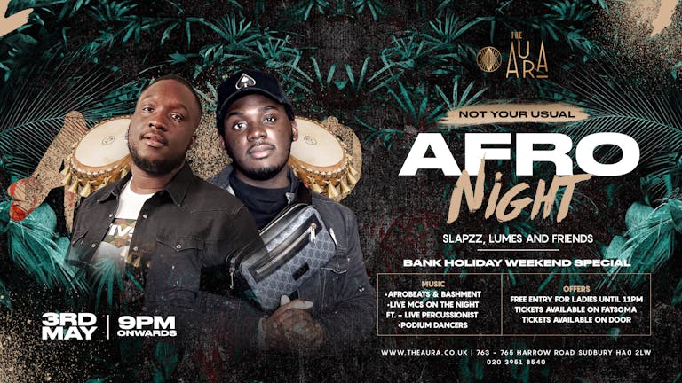 Afro Night at The Aura 