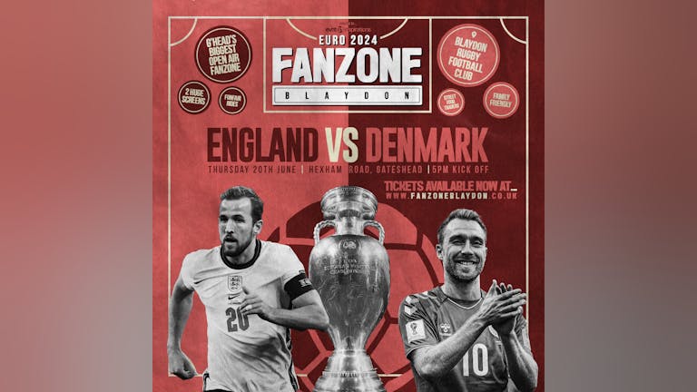 Euro 2024 Fanzone Blaydon ⚽ England Vs Denmark