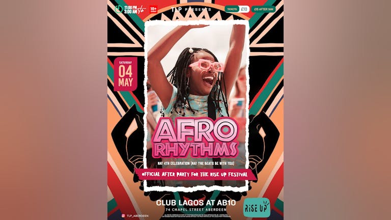 Afro Rhythms: Official After Party for the Rise Up Festival