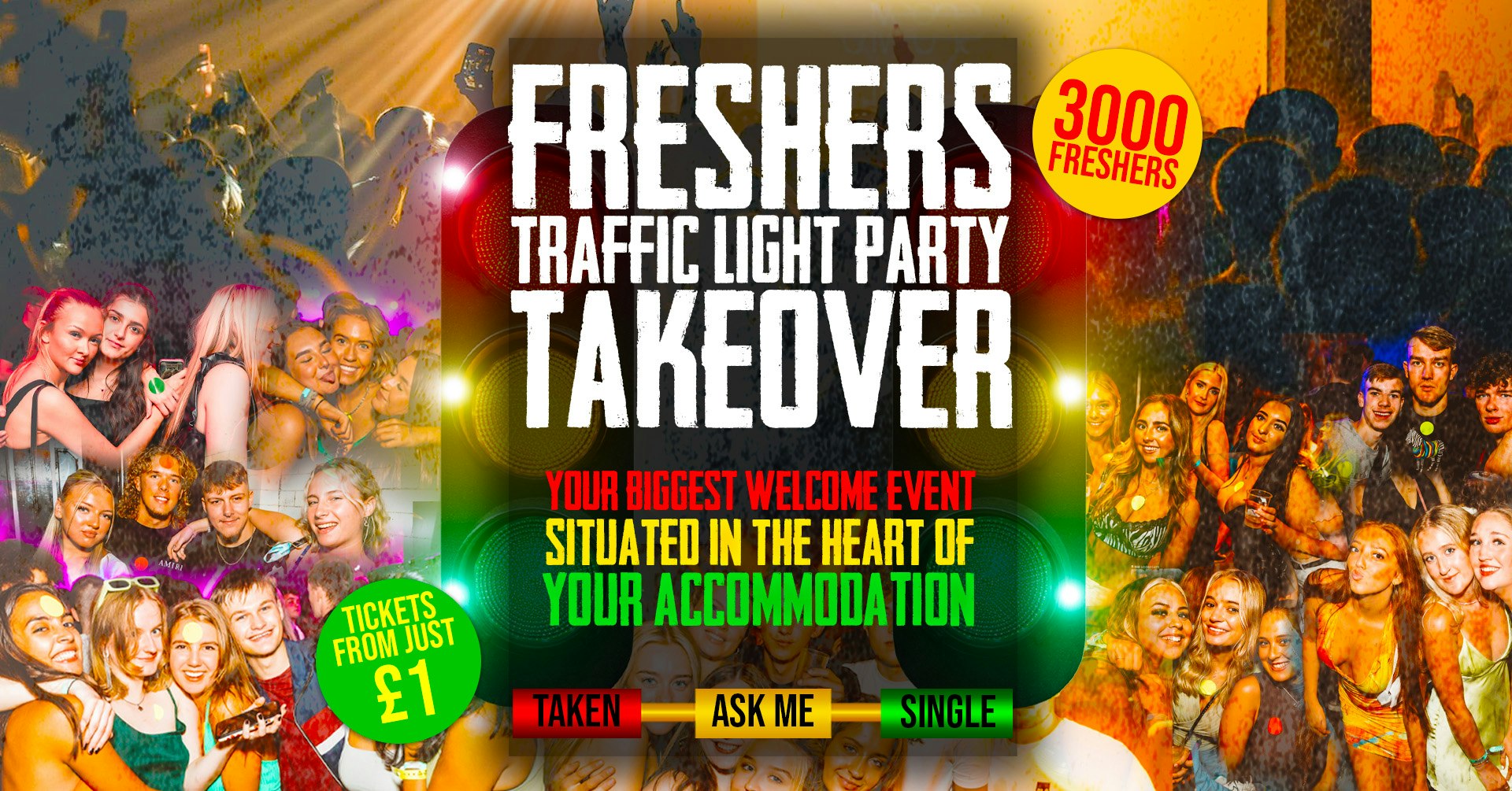 🚦THE LOOSEDAYS FRESHERS TRAFFIC LIGHT PARTY // FINAL 68 TICKETS 🚦 @ THE BRAND NEW PARADISO ON CONCERT SQUARE!