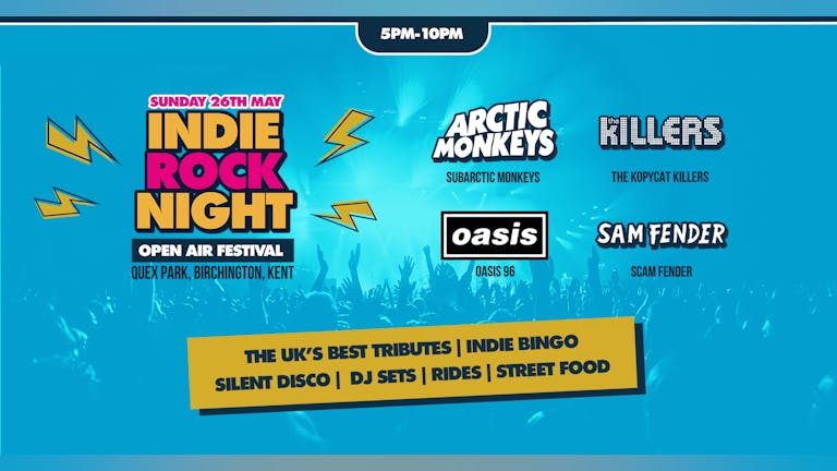 INDIE ROCK NIGHT ∙ Open Air Festival *50% OF TICKETS SOLD*