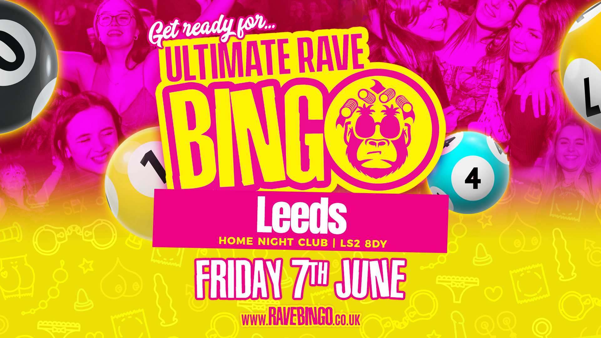 Ultimate Rave Bingo // Leeds // Saturday 1st June