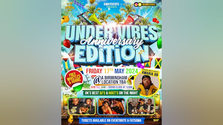 UNDER VIBES ANNIVERSARY EDITION - THE ANNUAL RETURN 