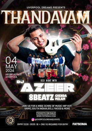 Thandavam -  with DJ Azeer & 8 Beatz - Club Night and Chenda Melam