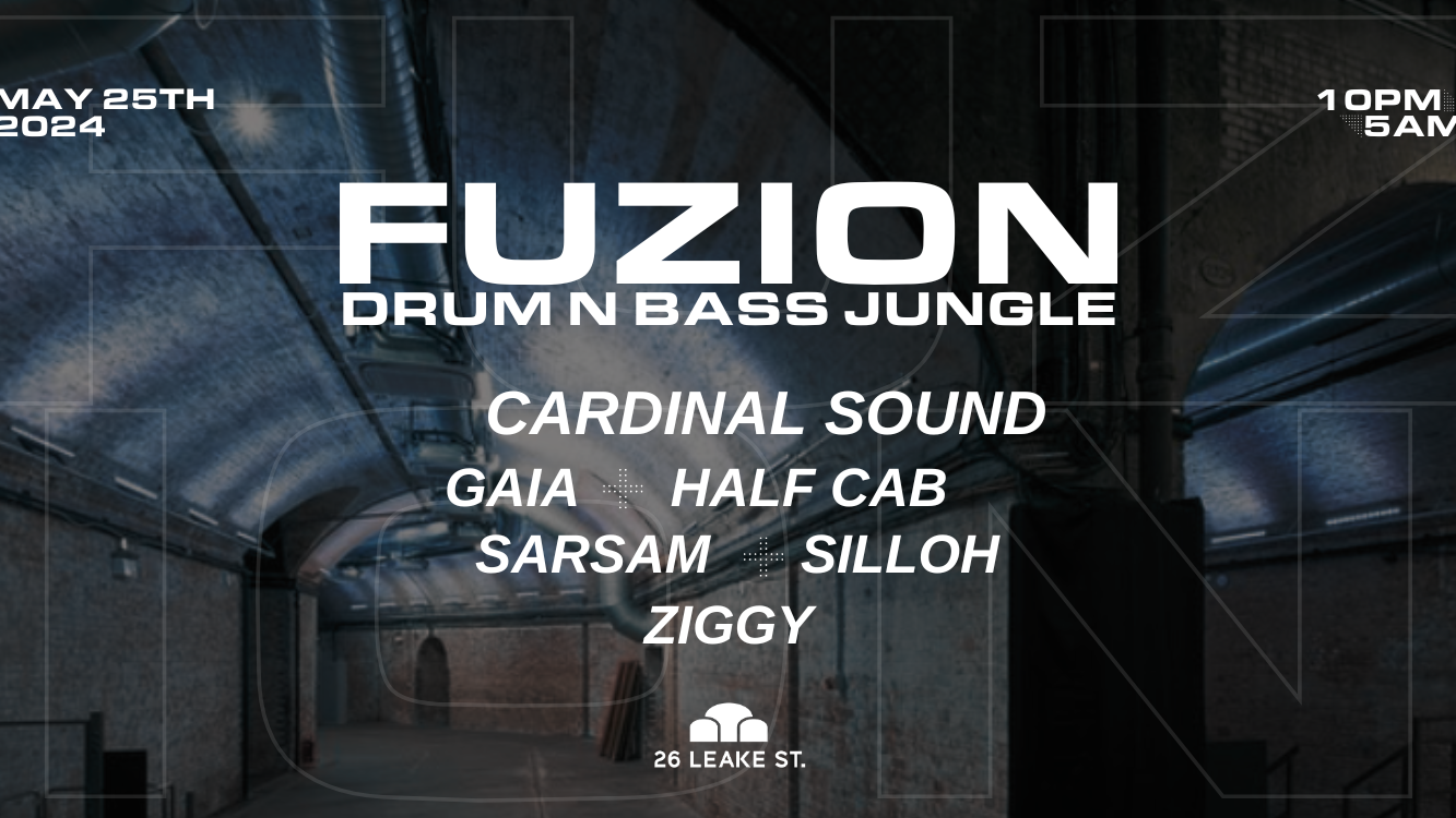 Fuzion – Drum N Bass & Jungle | Under the Arches