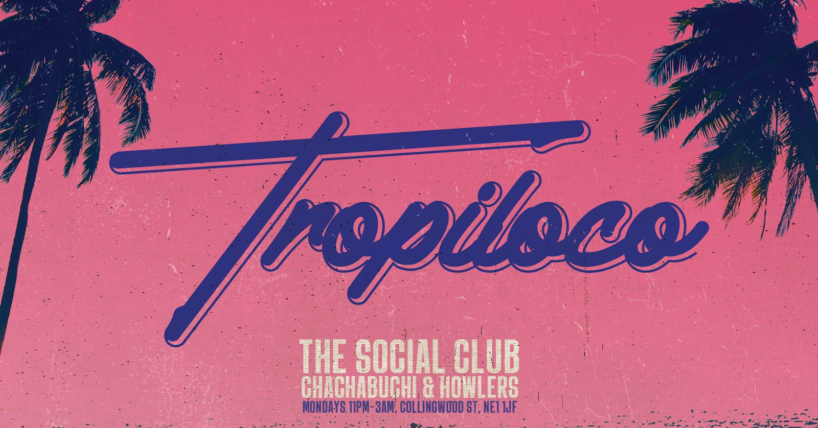 🪩🌴 T R O P I L O C O 🌴🪩 £1 ENTRY ON SALE TUESDAY 7pm! // MONDAYS // THE SOCIAL CLUB