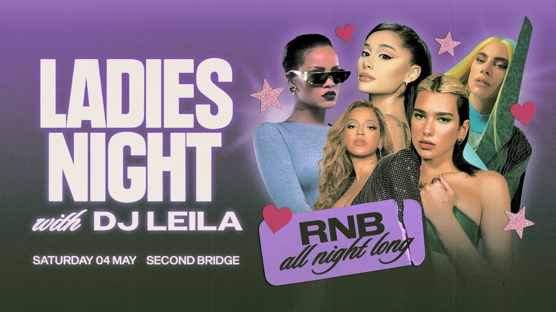 Bridge Saturday: Ladies Night w. DJ LEILA (RNB & More)