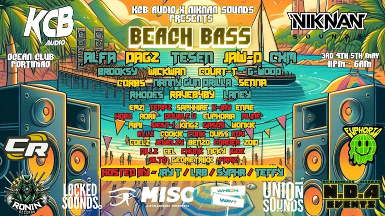 NIKNAN SOUNDS X KCB AUDIO PRESENTS: BEACH BASS 