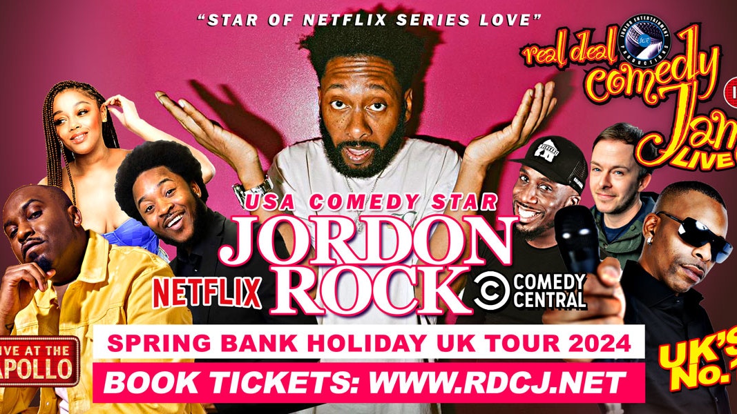 London Real Deal Comedy Jam Bank Holiday Special – starring Jordan Rock