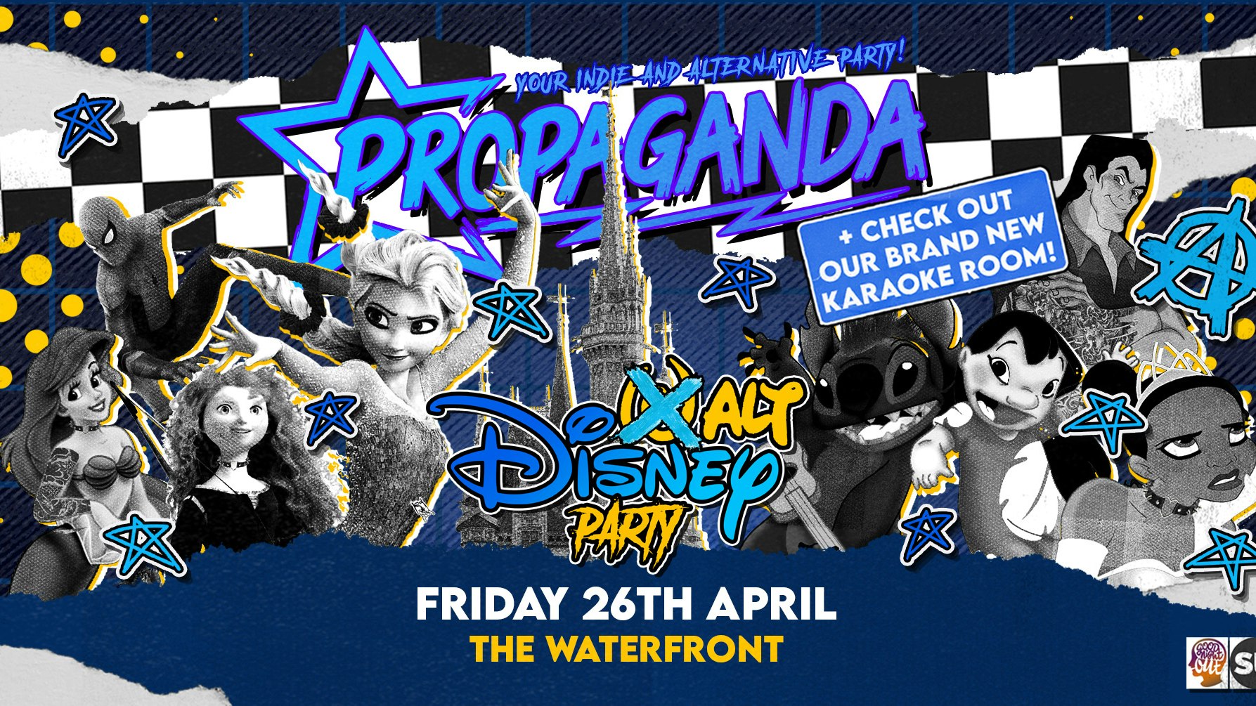 TONIGHT – Propaganda Norwich –  Alt Disney Party & Karaoke – The Waterfront