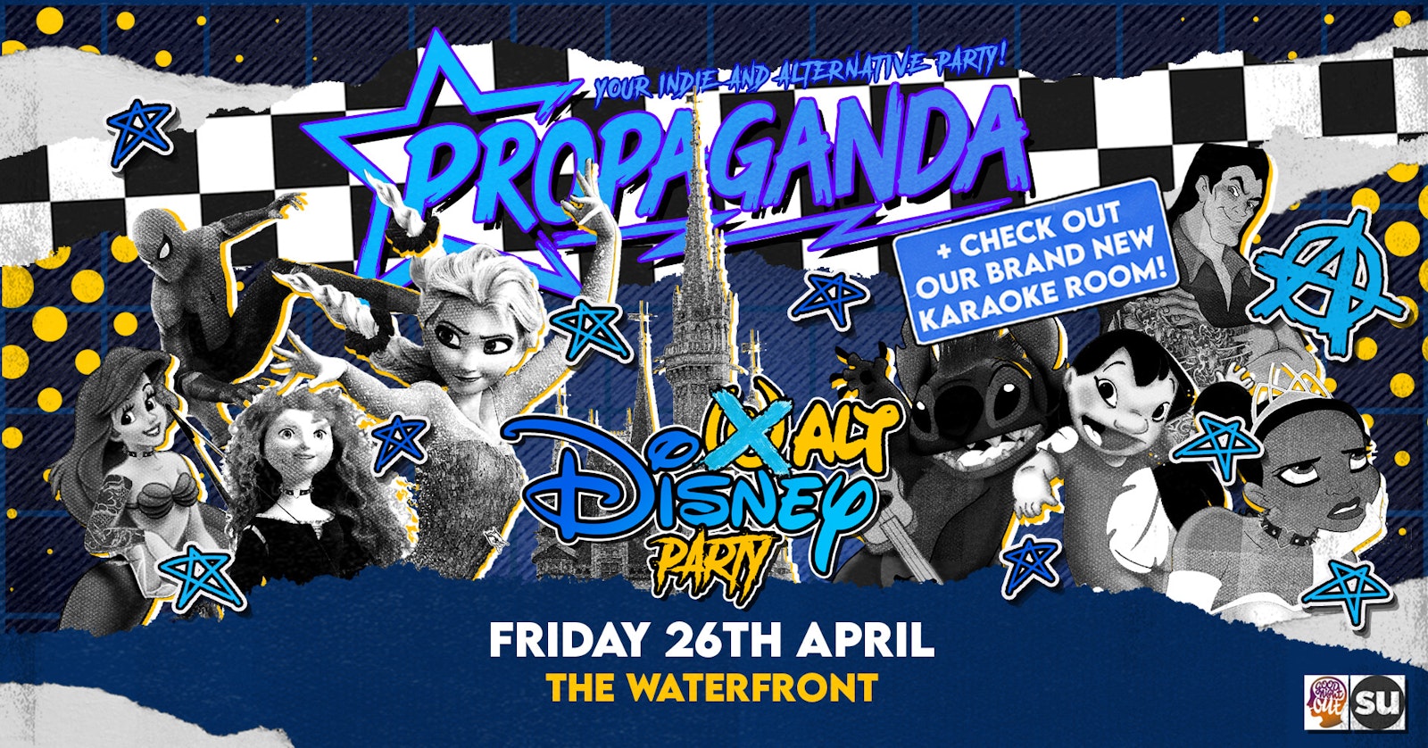 TONIGHT – Propaganda Norwich –  Alt Disney Party & Karaoke – The Waterfront