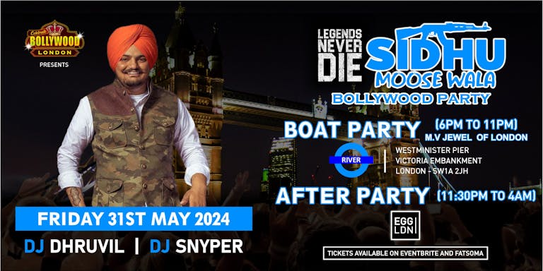 Legends Never Die - Sidhu Moose Wala : Boat + After Party