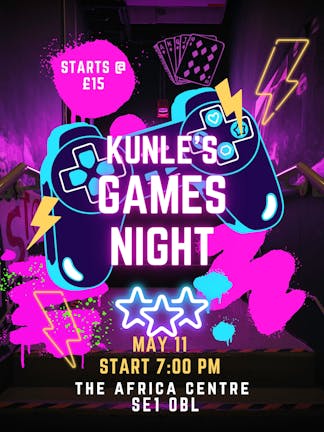 Kunle’s Games Night - Africa