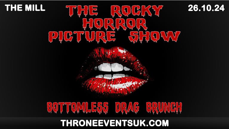 The Rocky Horror fancy dress bottomless brunch 18+