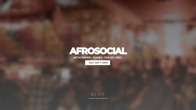 AfroSocial - May Games Night