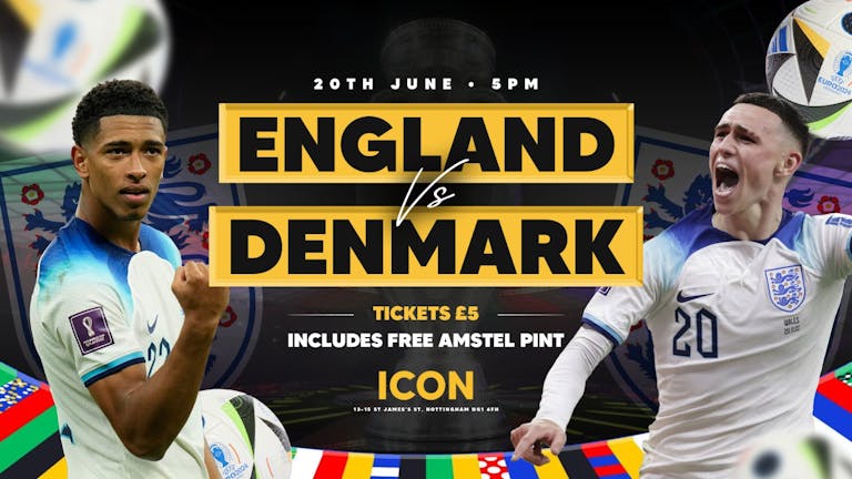 ICON EUROS 2024 - England vs Denmark - 20th June