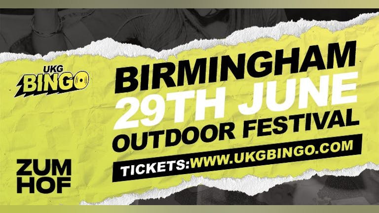 UKG Bingo Special Birmingham  Outdoor Fest 