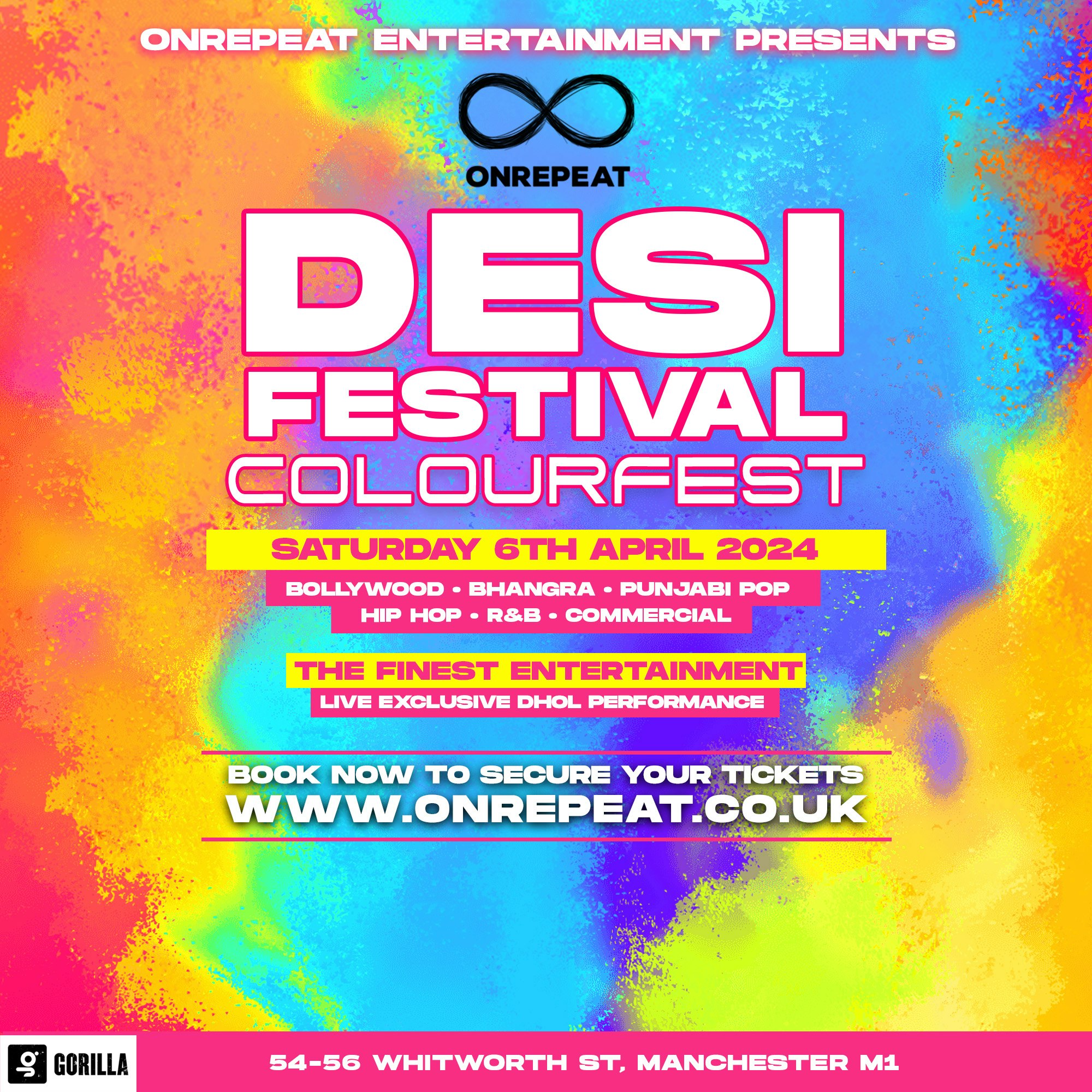 THIS SATURDAY 😍 THE MANCHESTER DESI PARTY 🎉❤️ TICKETS GOING FAST