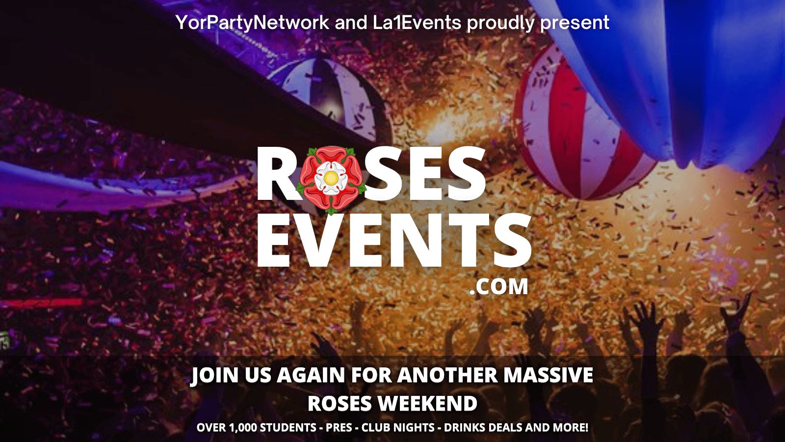 Roses 2024 – SATURDAY Wristband – Bar Crawl, Pres, Club Nights, VIP and Exclusive Discounts