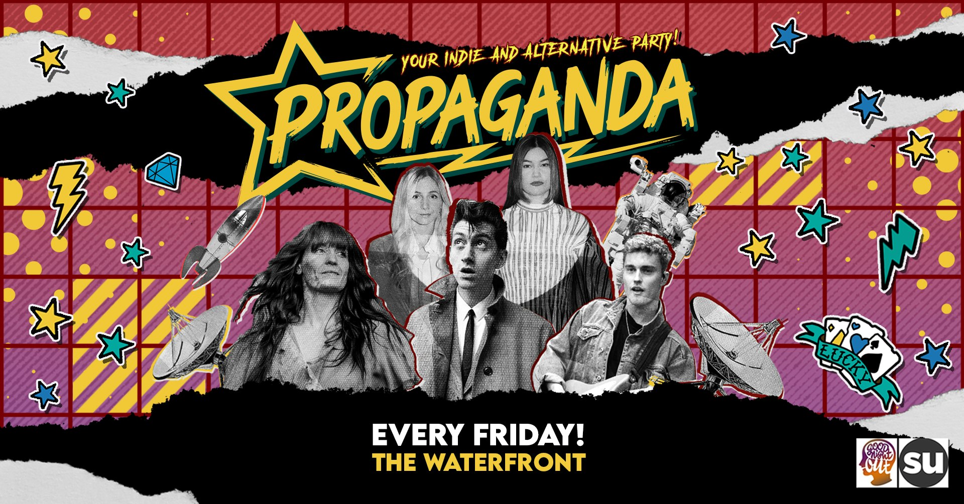 Propaganda Norwich Your Indie & Alt Party / Karaoke Upstairs!  – The Waterfront