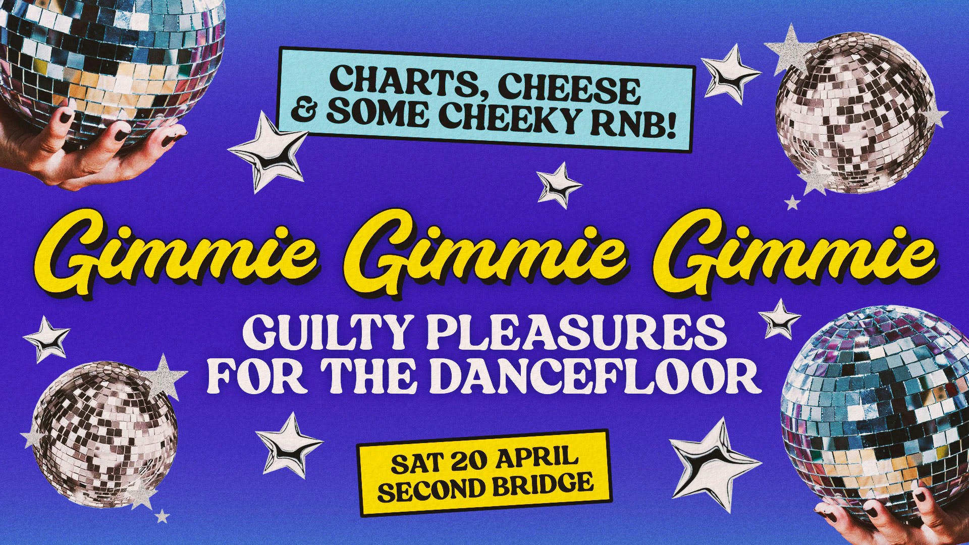 Gimmie Gimmie Gimmie: Guilty Dancefloor Pleasures [Charts, Cheese, RnB]