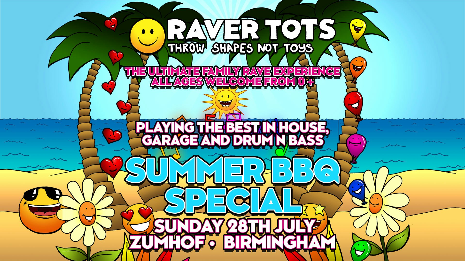 Raver Tots Summer BBQ Birmingham