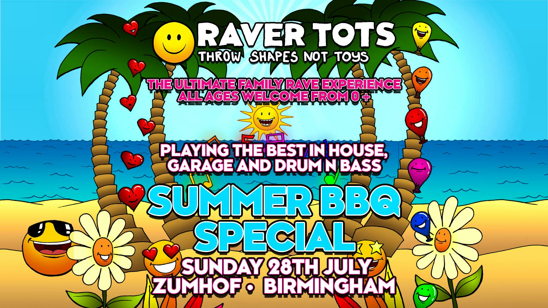 Raver Tots Summer BBQ Birmingham - Raver Tots