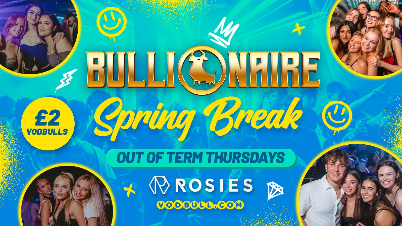 🧡 Bullionaire™️ [TONIGHT]🐣 Spring Break🐣 Thursdays at Rosies by Vodbull ⭐️11/04