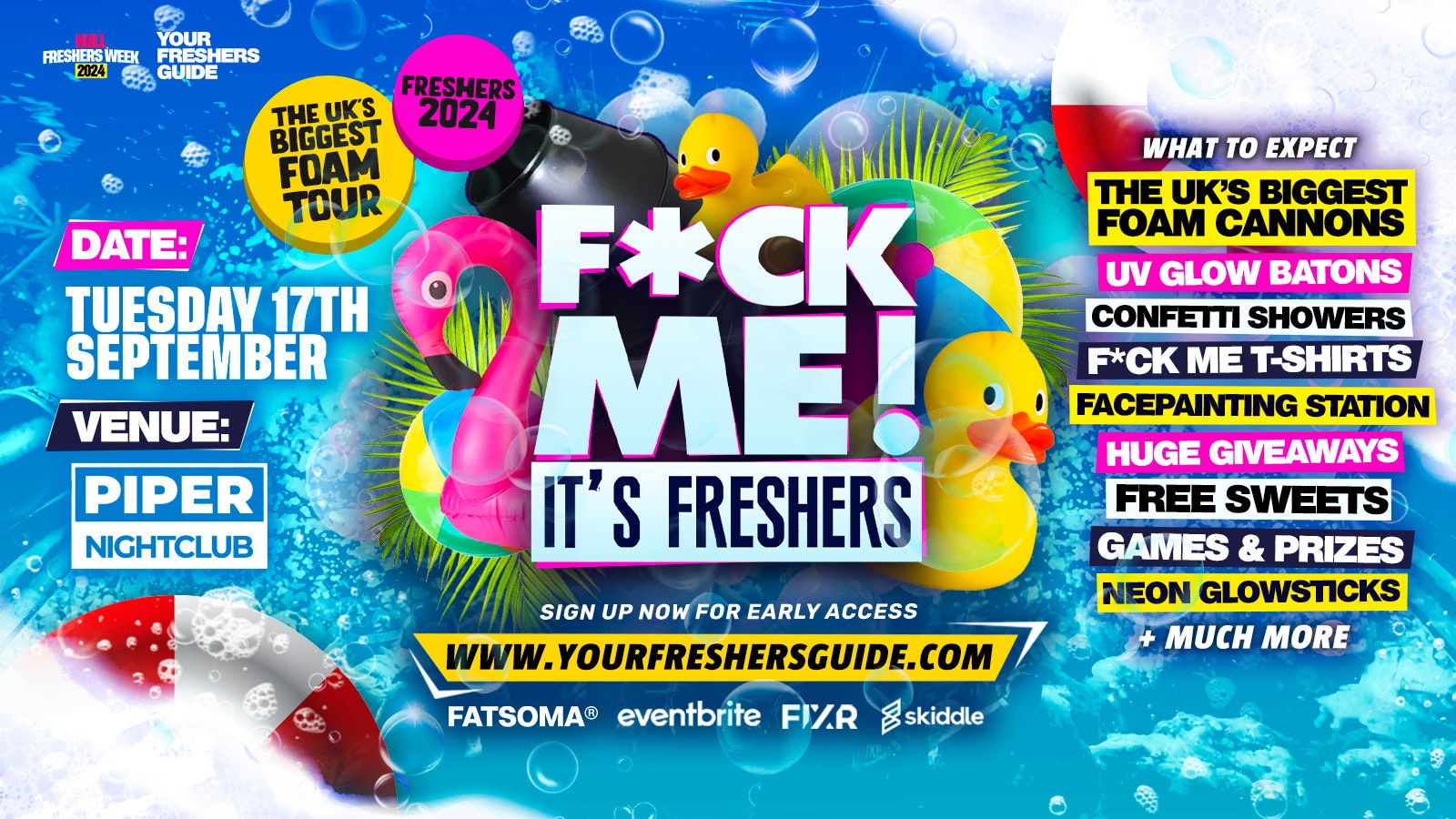 F*CK ME It’s Freshers – Hull Freshers 2024