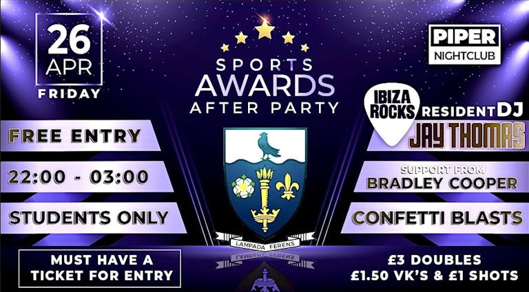 HUSU Sports Awards After Party