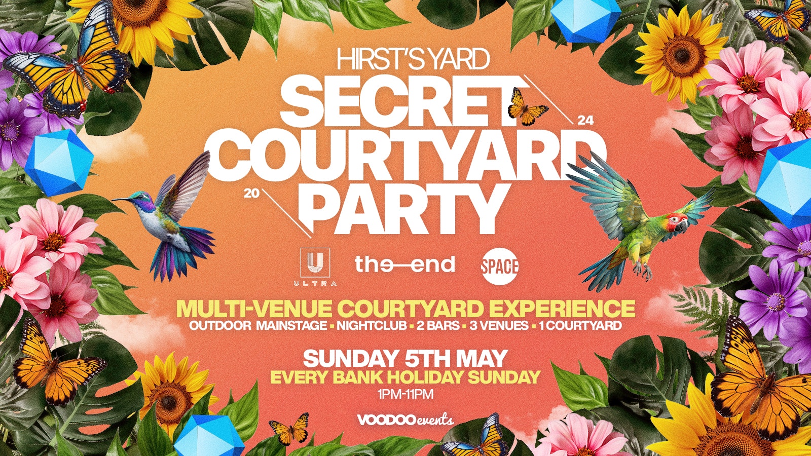 Secret Courtyard Party Tickets – 5th May