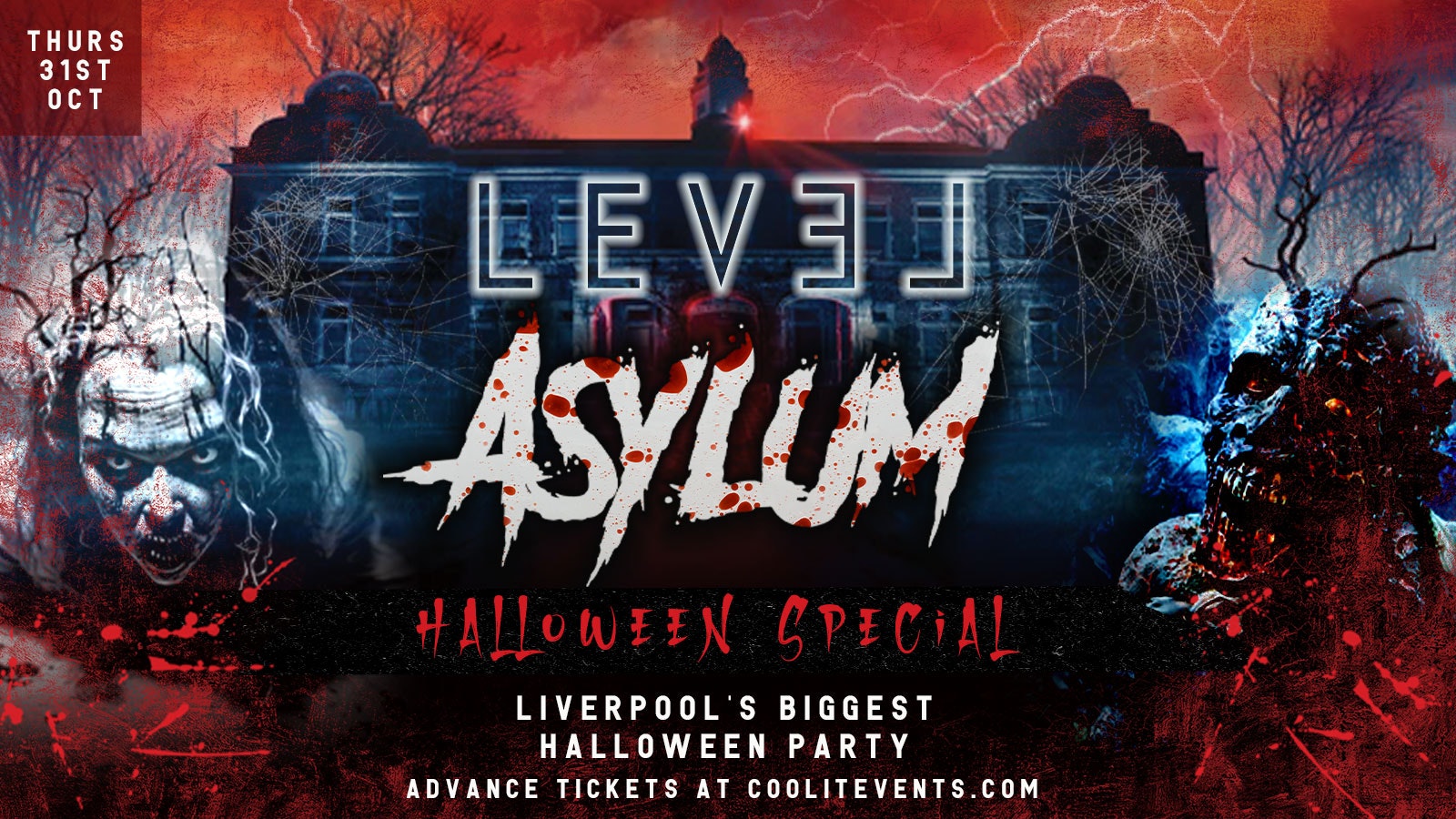 ⚠️ SOLD OUT ⚠️ ASYLUM – Liverpool’s BIGGEST Annual Halloween Event 🎃