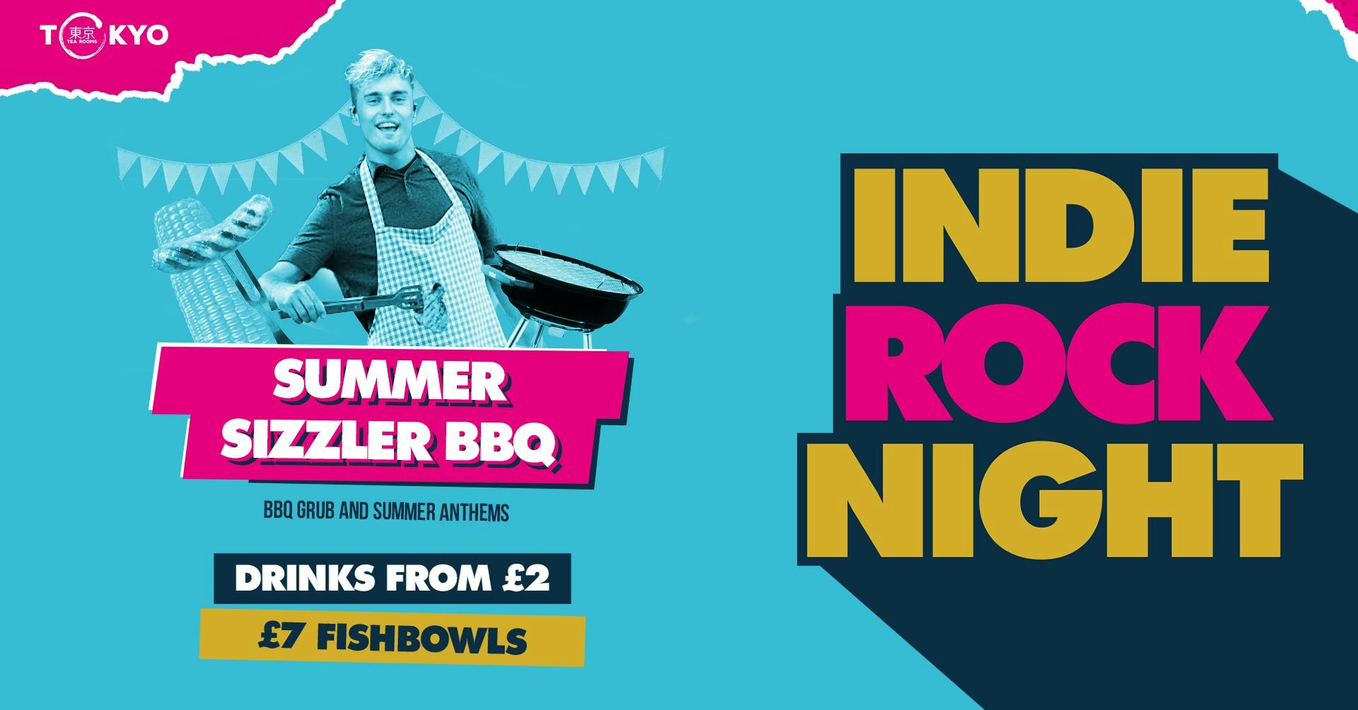 Indie Rock Night ∙ SUMMER BBQ *LAST 10 ONLINE TICKETS*