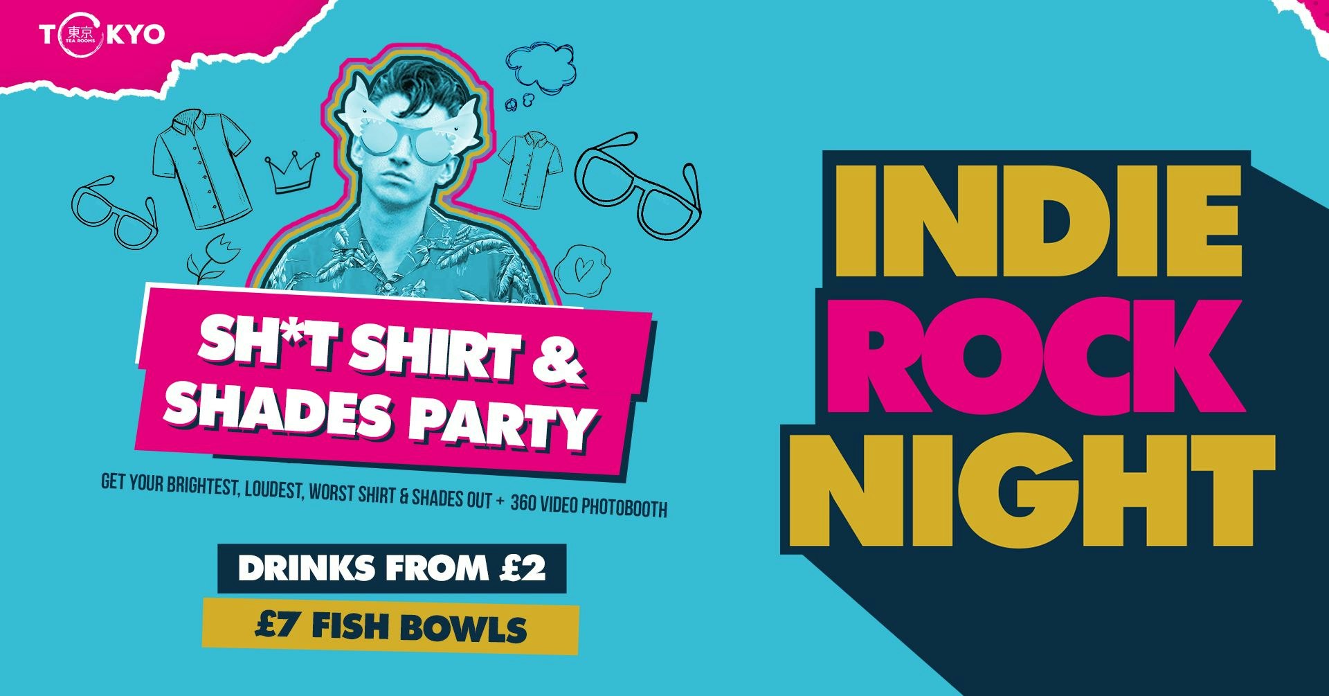 Indie Rock Night ∙ SH*T SHIRT & SHADES *ONLY 20 ONLINE TICKETS LEFT*