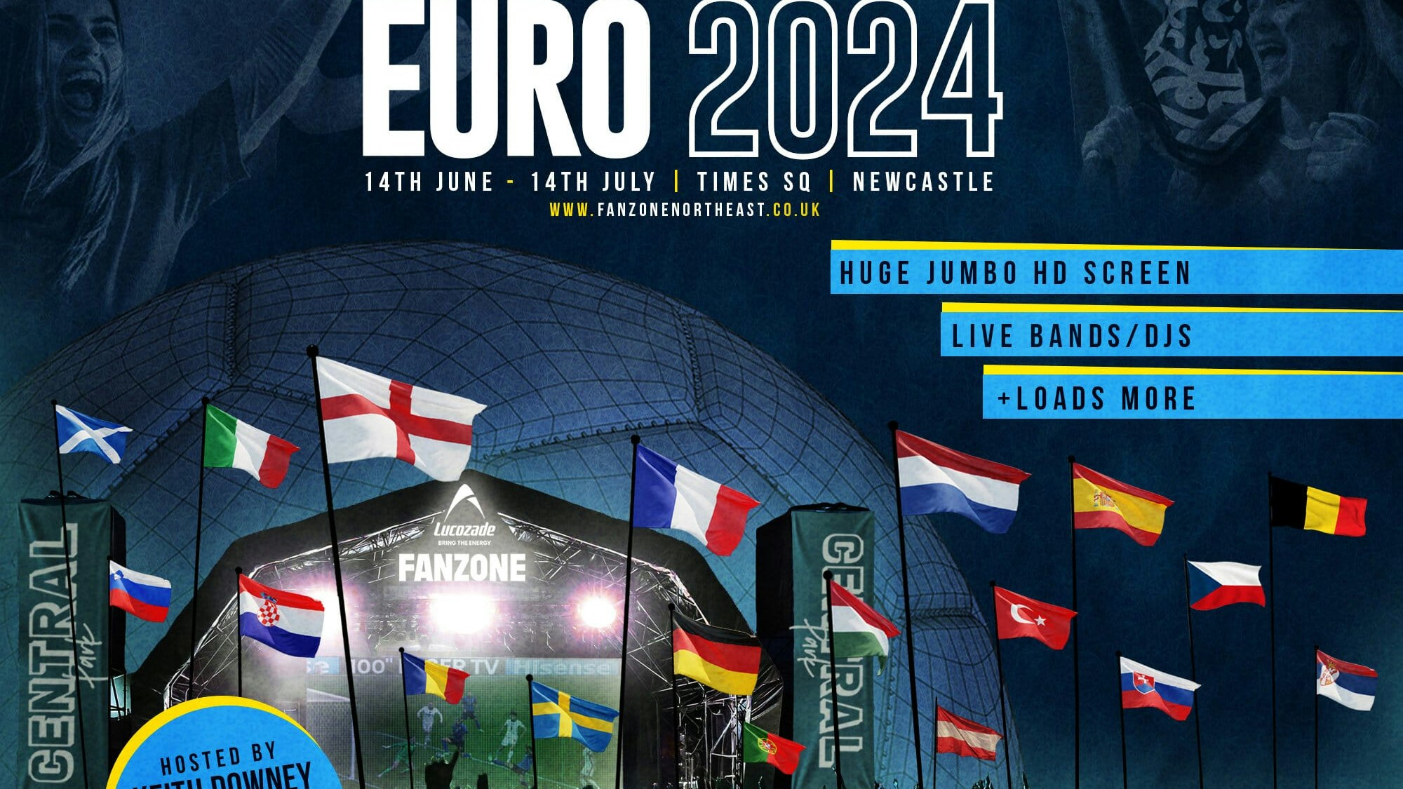 Hungary vs Switzerland – 2pm Kick Off – Euro 2024 Fanzone