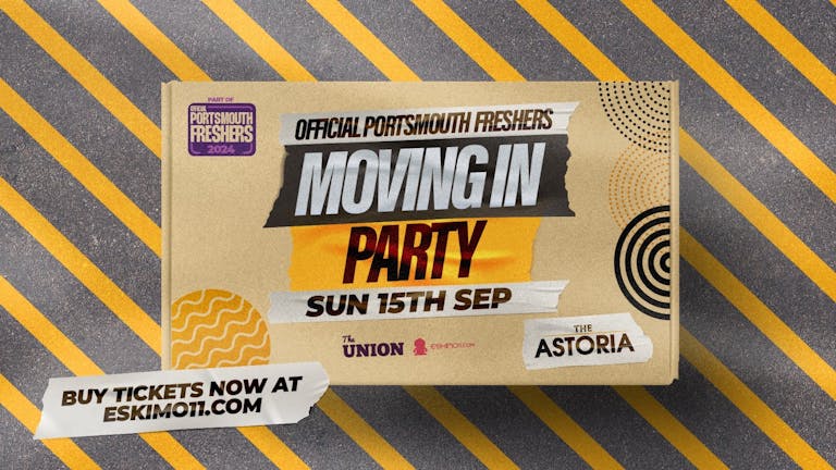 University of Portsmouth official moving in party, for all freshers and returners