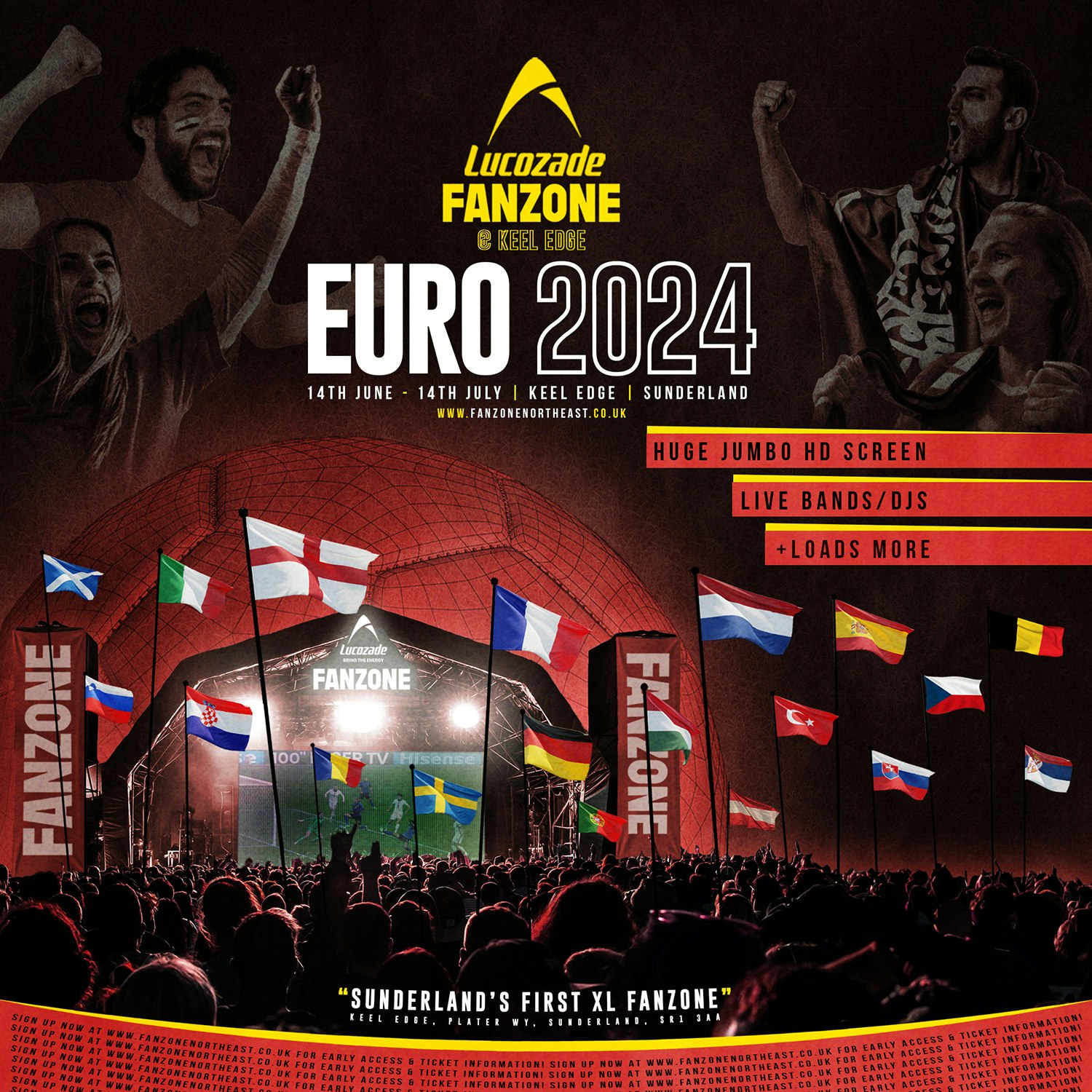 vs Portugal 8pm Kick Off Lucozade Euro 2024 Fanzone