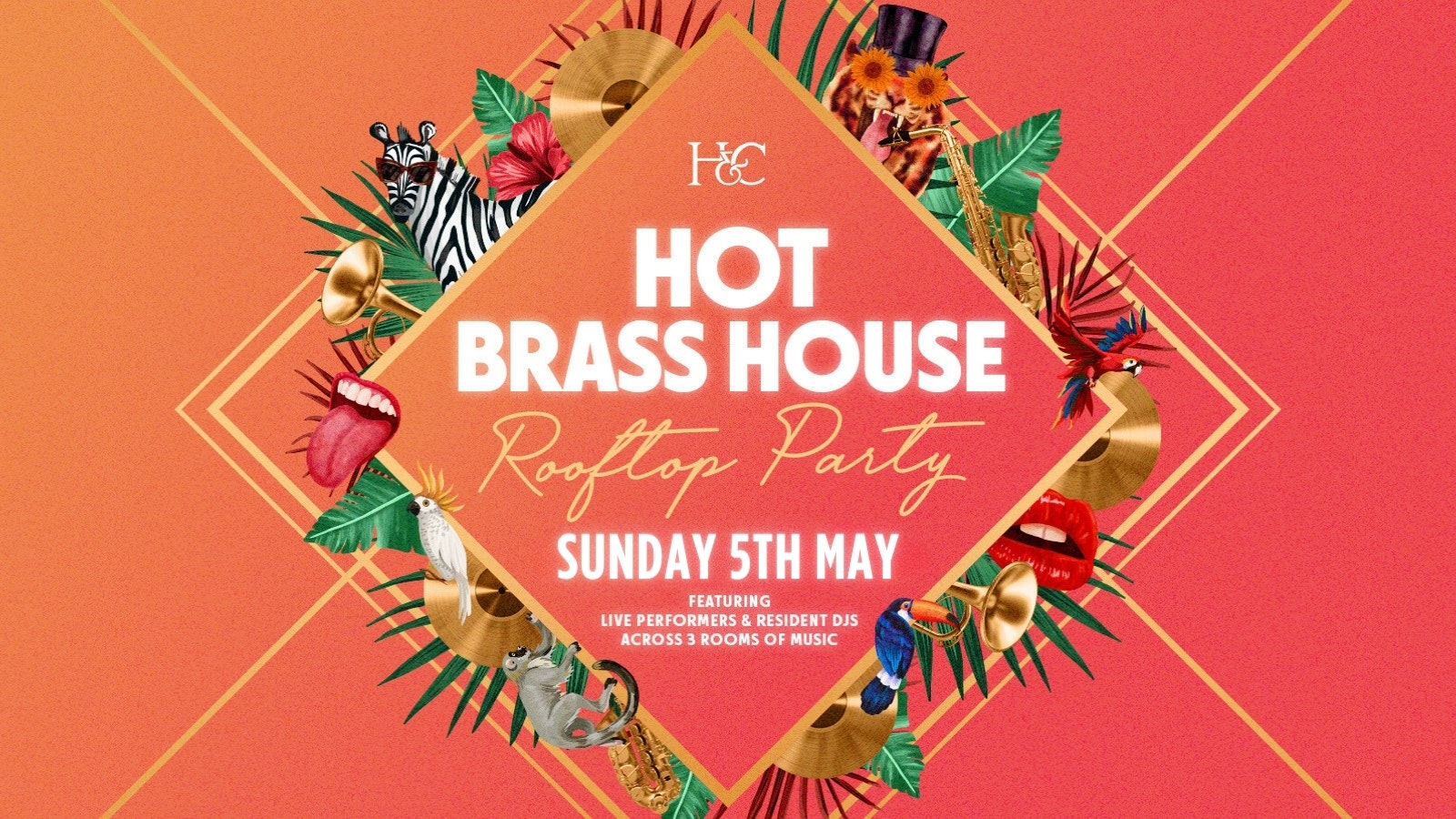 HOT BRASS HOUSE ROOFTOP PARTY – 05/05