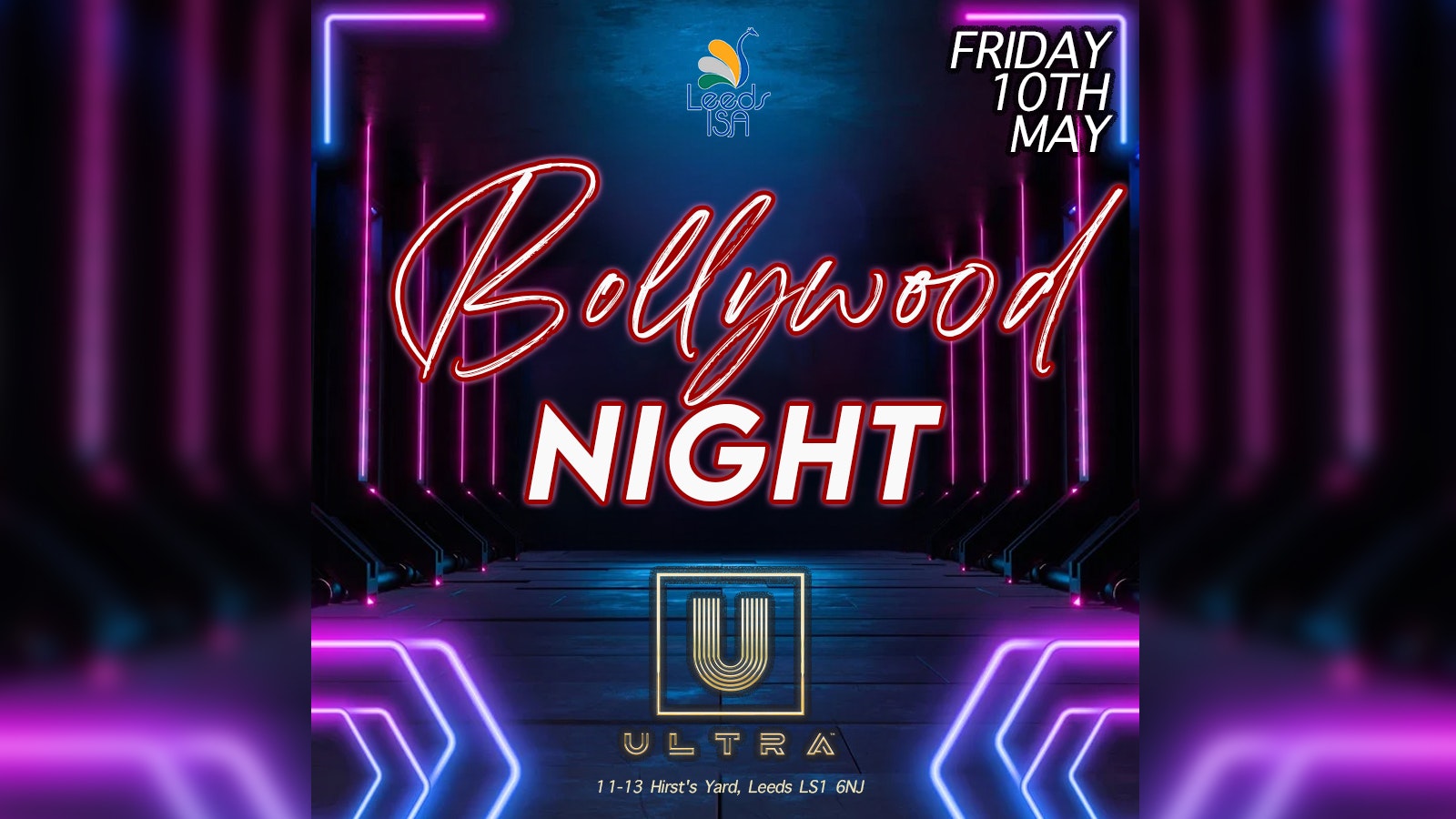 Bollynights Leeds – Friday 10th May | Ultra Leeds
