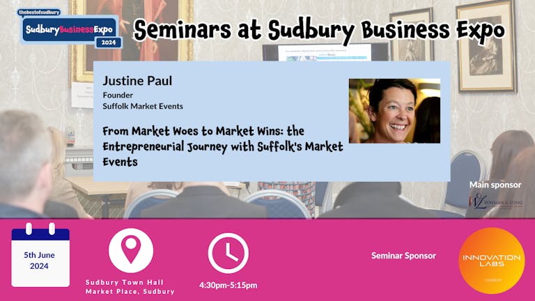 Justine Paul, Founder of Suffolk Market Events  From Market Woes to Market Wins: Unveiling the Entrepreneurial Journey with Suffolk's Market Events