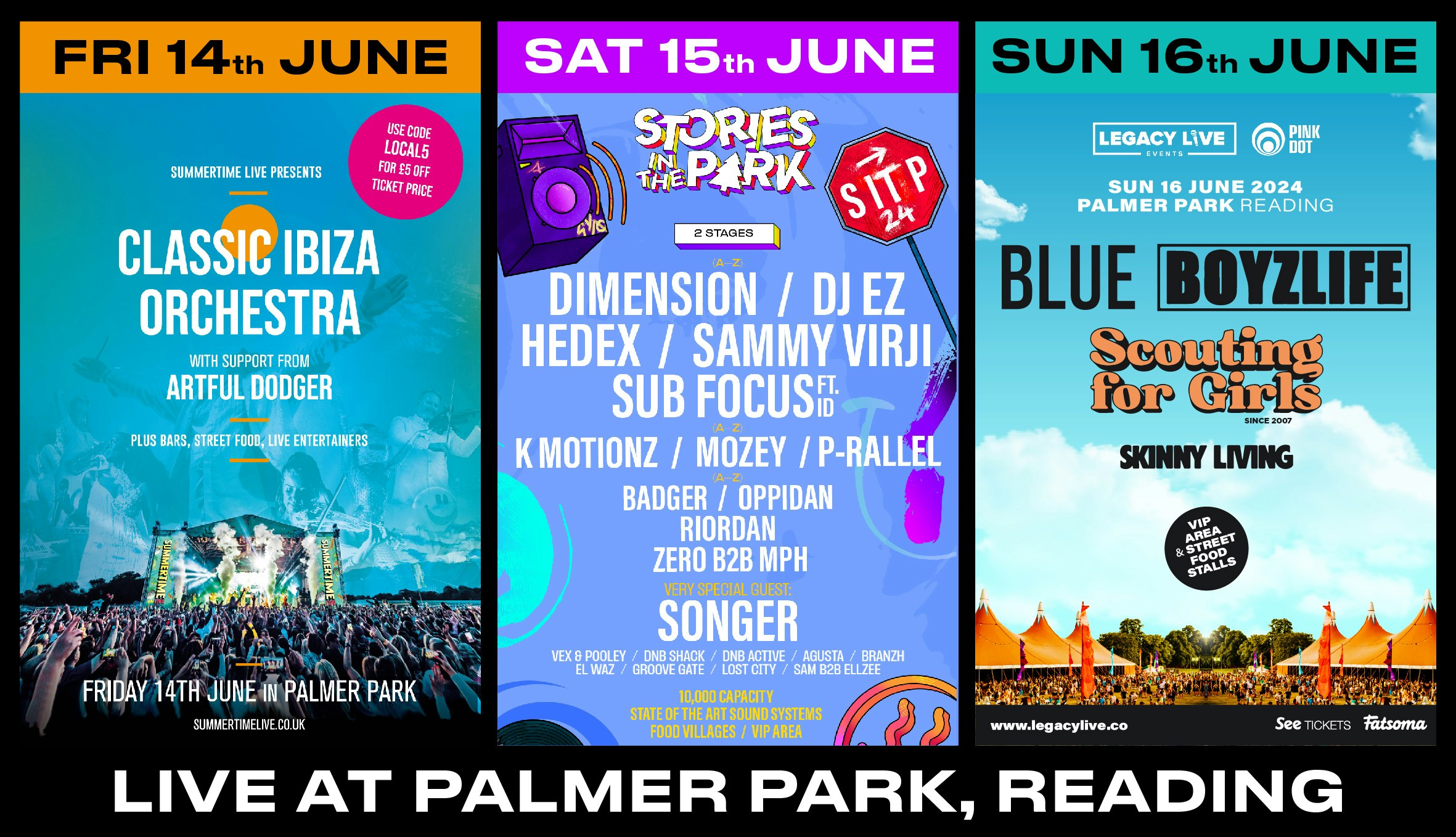 Palmer Park Festival Parking – Friday, Saturday & Sunday 🚘