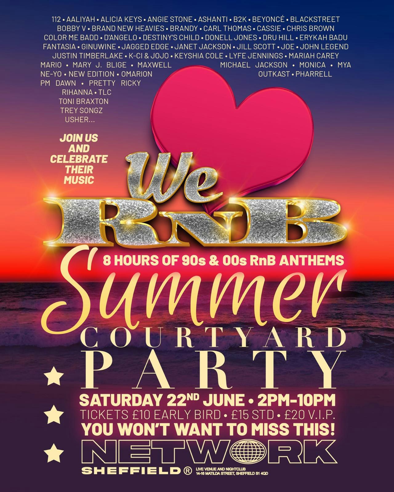 We Love RnB Summer Courtyard Party